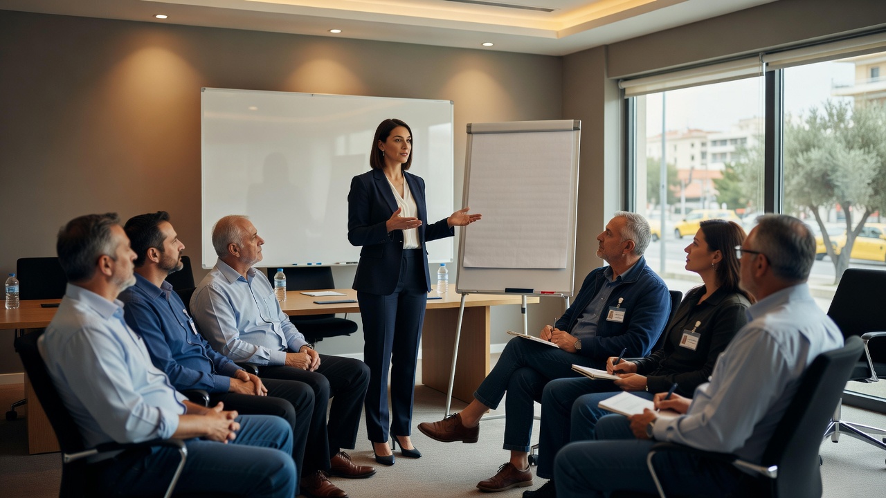 Συνεδρία coaching για οδηγούς ταξί